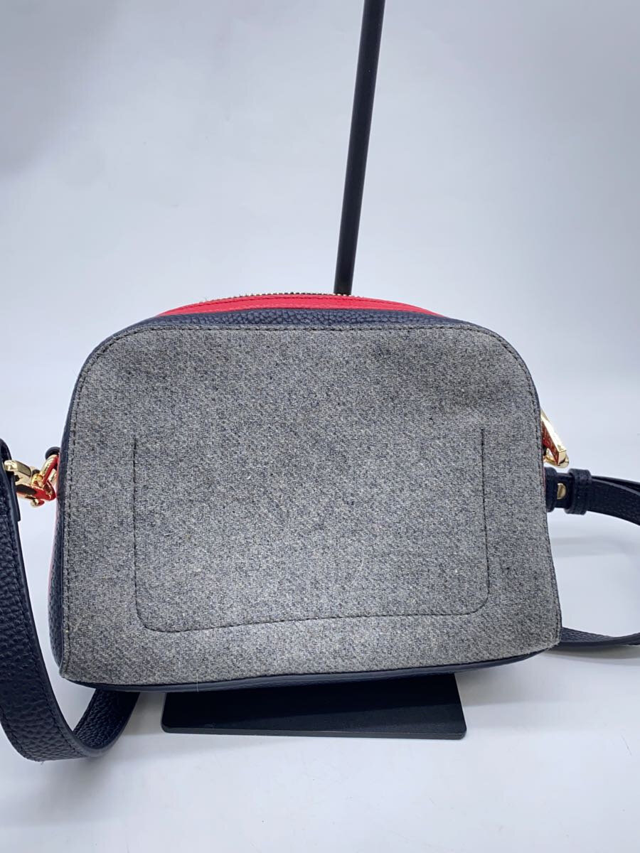 【中古】TOMMY HILFIGER◆ショルダーバッグ/--/GRY/M122310032【バッグ】