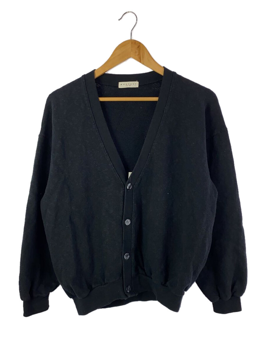 【中古】カーディガン(薄手)/L/コットン/BLK【メンズウェア】