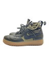 【中古】NIKE◆ハイカットスニーカー_CQ7211-300/27.5cm/KHK/レザー【シューズ】