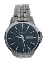 【中古】CITIZEN◆クォーツ腕時計/アナログ/ステンレス/BLK/SLV/502-S097827//【服飾雑貨他】(2)