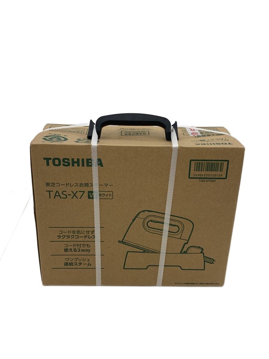 【ブランド】TOSHIBA 【ブランドカナ】トウシバ 【型番】 【程度】A 【サイズ】 【メインカラー】 【素材・生地】 【キーワード】　　　/ 2026/09/12 セカンドストリート三鷹店【4707】【中古】TOSHIBA◆アイロン TAS-X7(W)//【家電・ビジュアル・オーディオ】 ブランド TOSHIBA 型番 カラー 柄 素材・生地 >色・素材について サイズ >サイズ表示について 実寸（cm） 【アイロン】 幅：25.5 / 高さ：20.5 / 奥行：10 【その他】 その他サイズ：上記は箱サイズ 商品は　セカンドストリート三鷹店の店頭にて販売しております。商品に関するお問合わせは、お電話(TEL:0422-26-1644)にて、問合わせ番号：2347073312059をお伝えください。 配送方法やお支払い方法に関するお問い合わせは、サポートセンターまでご連絡をお願いします。 ※お電話の対応は営業時間内のみとなります。お問い合わせフォームでお問い合わせの際はご注文番号をご記入下さい この商品に関する出品店舗からのコメント 未開封品。本体に目立つようなダメージはなく、まだまだお使い頂けるお品物でございます。(写真にてご確認ください)