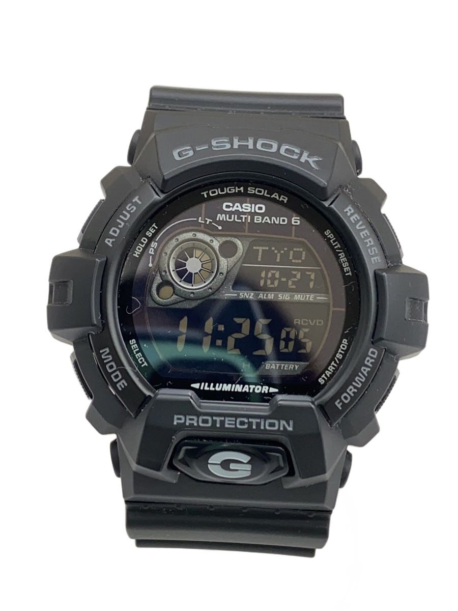 【中古】CASIO◆ソーラー腕時計・G-SHOCK/デジタル/BLK/BLK【服飾雑貨他】