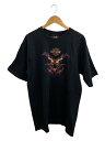 【中古】HARLEY DAVIDSON◆USA製/両面プリント/バイクTシャツ/Tシャツ/XL/コットン/BLK【メンズウェア】(4)