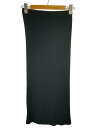 【中古】ISSEY MIYAKE◆ロングスカート/2/ポリエステル/BLK/IM33FG197【レディースウェア】