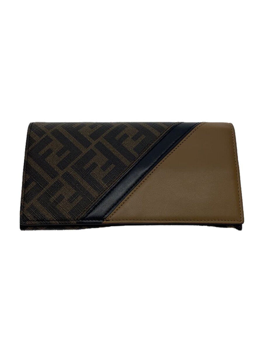 【中古】FENDI◆フェンディ/長財布/ブラウン/メンズ【服飾雑貨他】