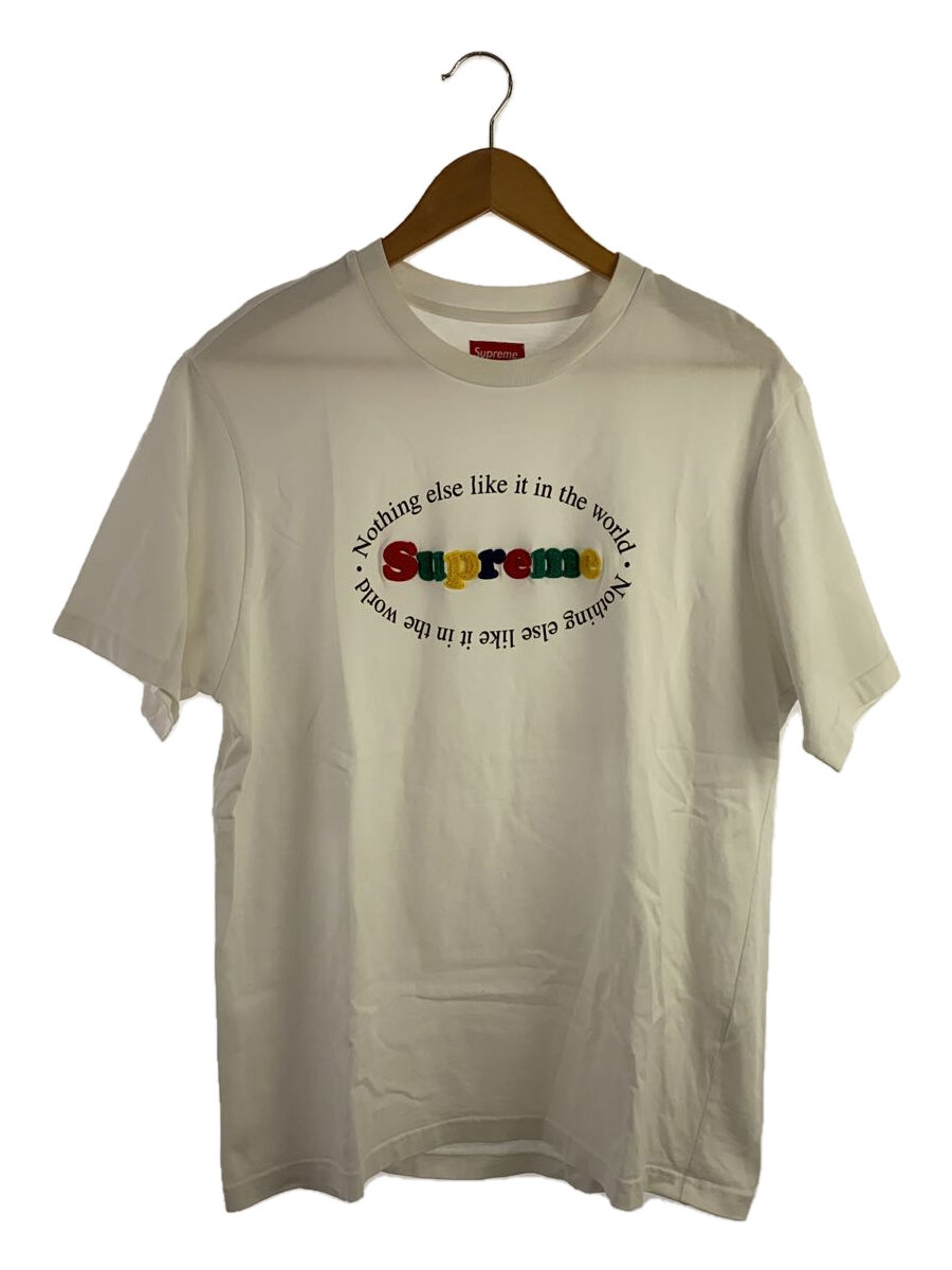 【中古】Supreme◆Tシャツ/S/コットン/WHT/無地【メンズウェア】