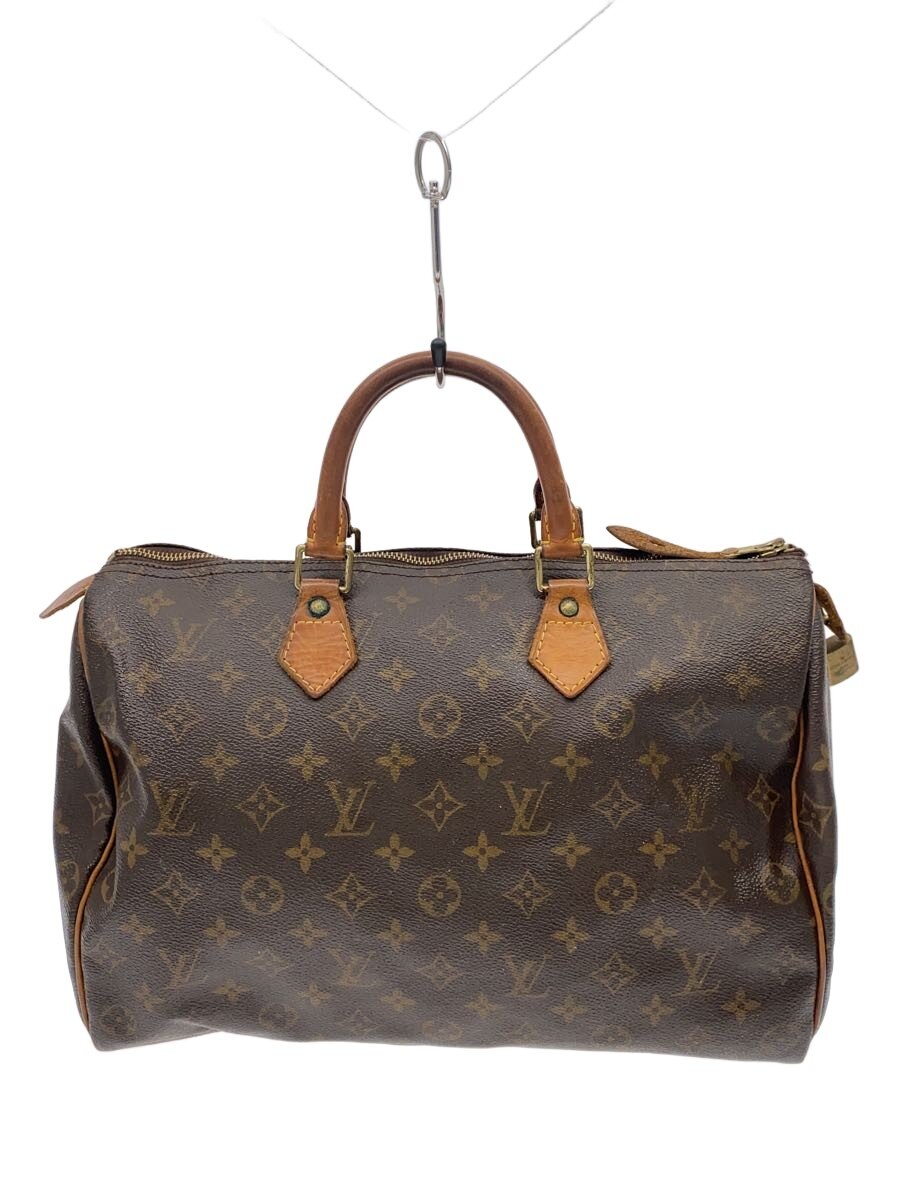 【ブランド】LOUIS VUITTON 【ブランドカナ】ルイヴィトン 【型番】M41524 【程度】C 【サイズ】 【メインカラー】ブラウン 【素材・生地】PVC（ビニール） 【キーワード】　　 2026/02/05 セカンドストリート苫小牧緑町店【3828】【中古】LOUIS VUITTON◆1)スピーディ35_モノグラム・キャンバス/PVC/BRW【バッグ】 ブランド LOUIS VUITTON 型番 M41524 カラー ブラウン 柄 素材・生地 PVC（ビニール）>色・素材について サイズ >サイズ表示について 実寸（cm） 【バッグ】 マチ：18 / 高さ：24 / 幅：35 / 持ち手：36 【その他】 その他サイズ：/ 商品は　セカンドストリート苫小牧緑町店の店頭にて販売しております。商品に関するお問合わせは、お電話(TEL:0144-31-0465)にて、問合わせ番号：2338283712128をお伝えください。 配送方法やお支払い方法に関するお問い合わせは、サポートセンターまでご連絡をお願いします。 ※お電話の対応は営業時間内のみとなります。お問い合わせフォームでお問い合わせの際はご注文番号をご記入下さい この商品に関する出品店舗からのコメント 型崩れや金具の酸化、劣化によるベタつきがございます