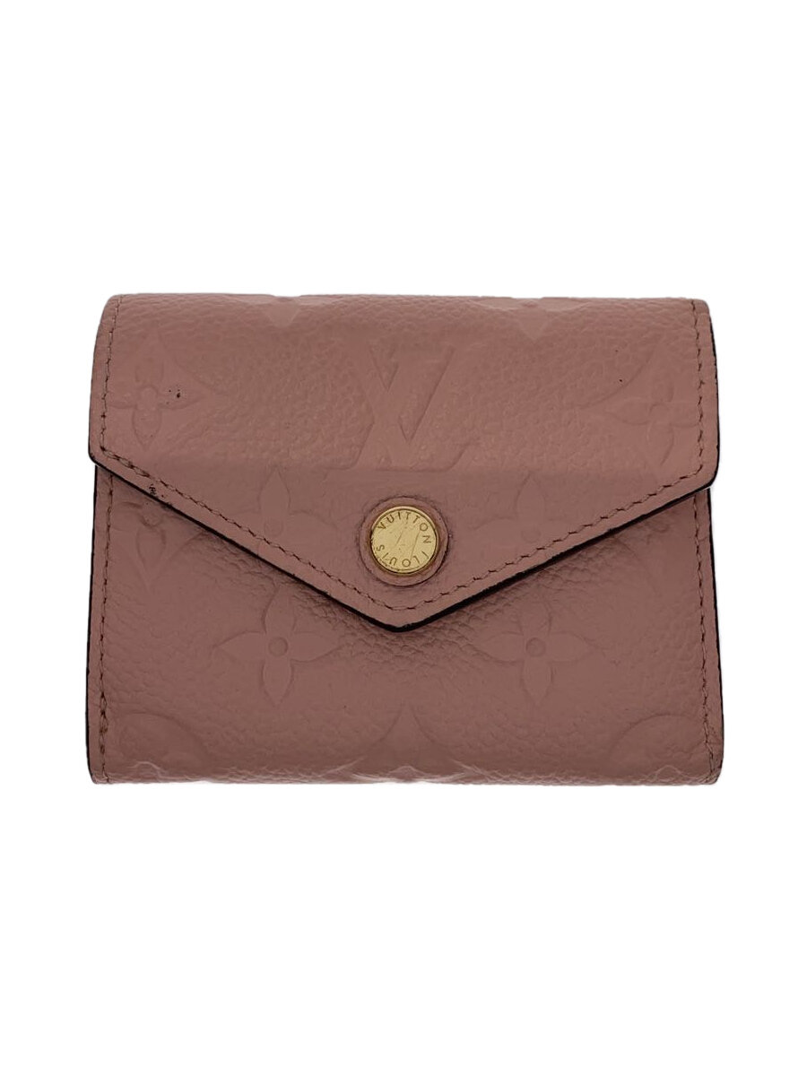 楽天2nd STREET 楽天市場店【中古】LOUIS VUITTON◆ポルト・フォイユ・ゾエ_モノグラム・アンプラント_PNK/牛革/PNK/総柄/レディース【服飾雑貨他】