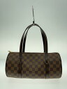 【中古】LOUIS VUITTON◆1)パピヨン30_ダミエ・エベヌ_BRW/PVC/BRW【バッグ】
