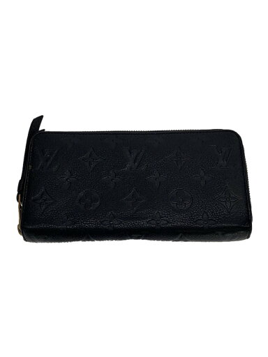 【中古】LOUIS VUITTON◆ジッピー・ウォレット_モノグラム・アンプラント_BLK/牛革/BLK/メンズ【服飾雑貨他】 【中古】LOUIS VUITTON◆ジッピー・ウォレット_モノグラム・アンプラント_BLK/牛革/BLK/メンズ【服飾雑貨他】