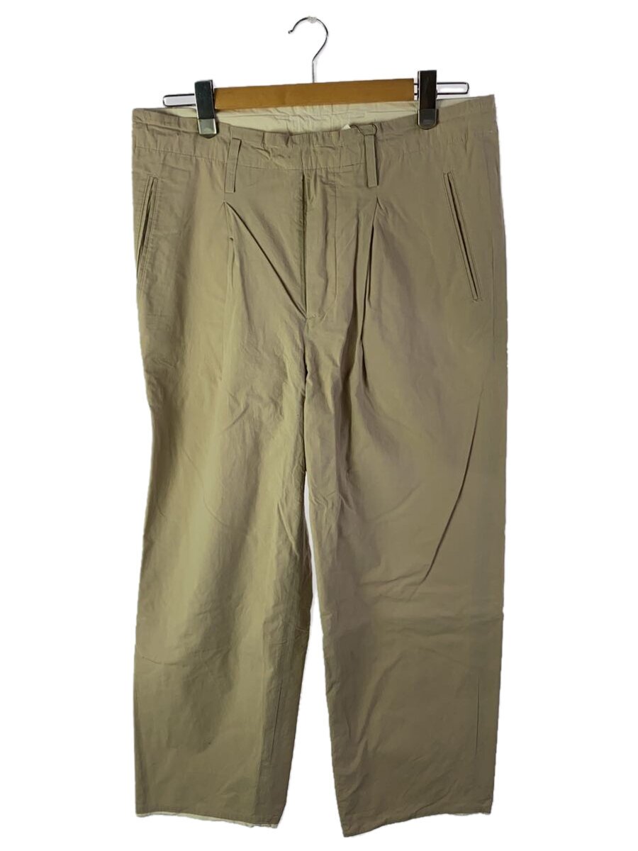 【中古】URU◆COLOR PIN WEATHER / 1 TUCK PANTS/1/コットン/BEG/20SCPW03【メンズウェア】