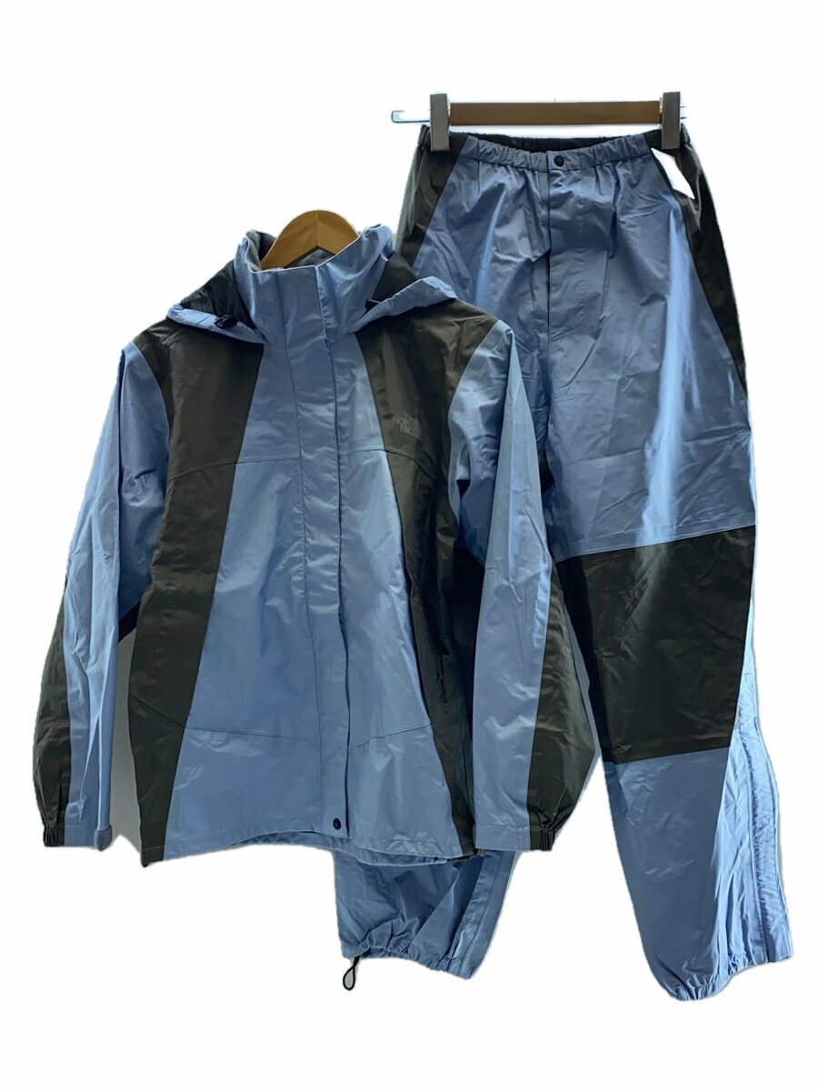 【中古】THE NORTH FACE◆RAINTEX 2_レインテックス2/L/ナイロン/水色【メンズウェア】