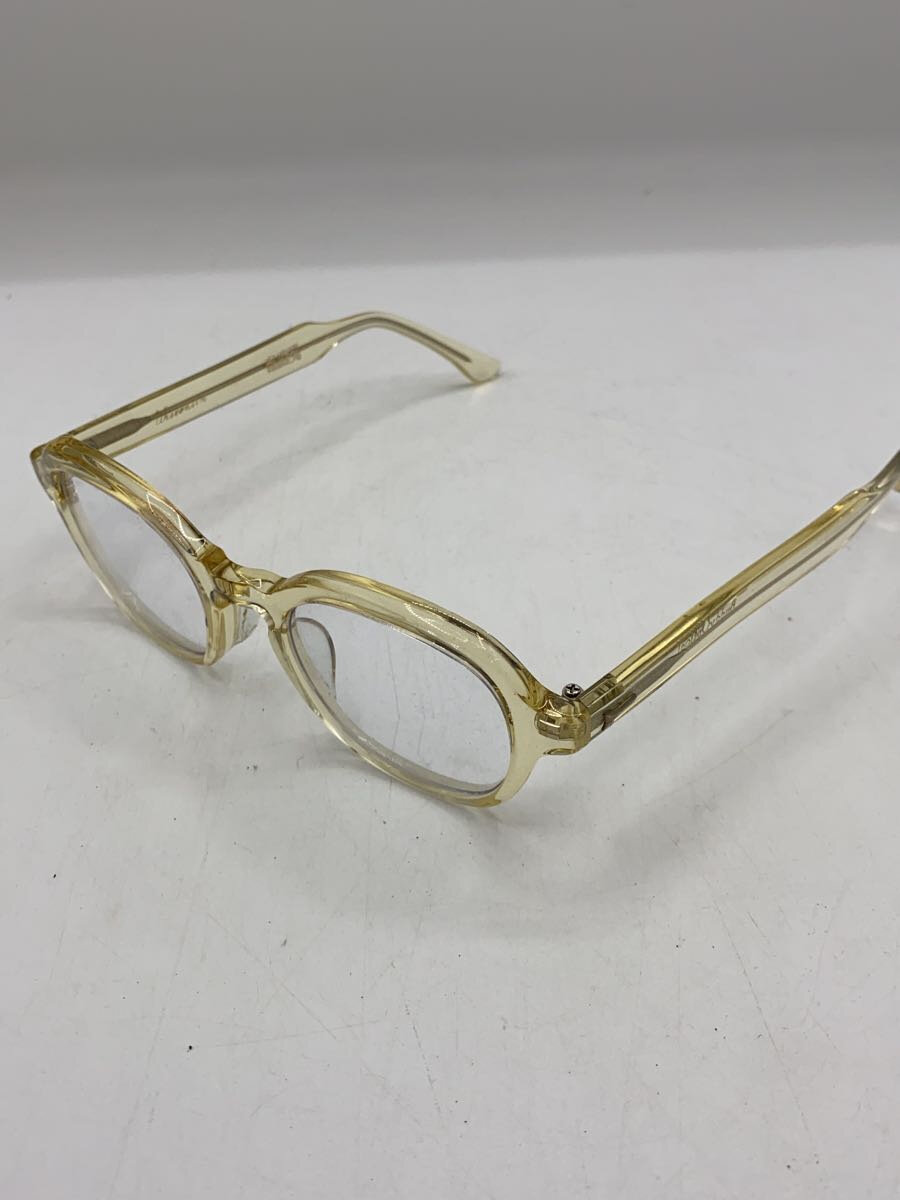 【中古】Buddy Optical◆×乱痴気/ケース有/サングラス/ウェリントン/プラスチック/YLW/CLR/メンズ//【服飾雑貨他】
