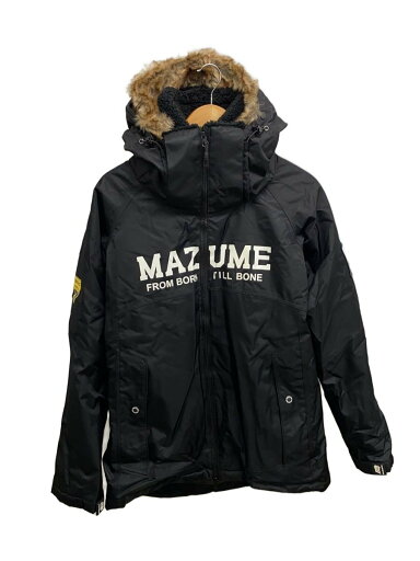 【中古】MAZUME◆ジャケット/L/ナイロン/BLK/プリント【メンズウェア】 【中古】MAZUME◆ジャケット/L/ナイロン/BLK/プリント【メンズウェア】