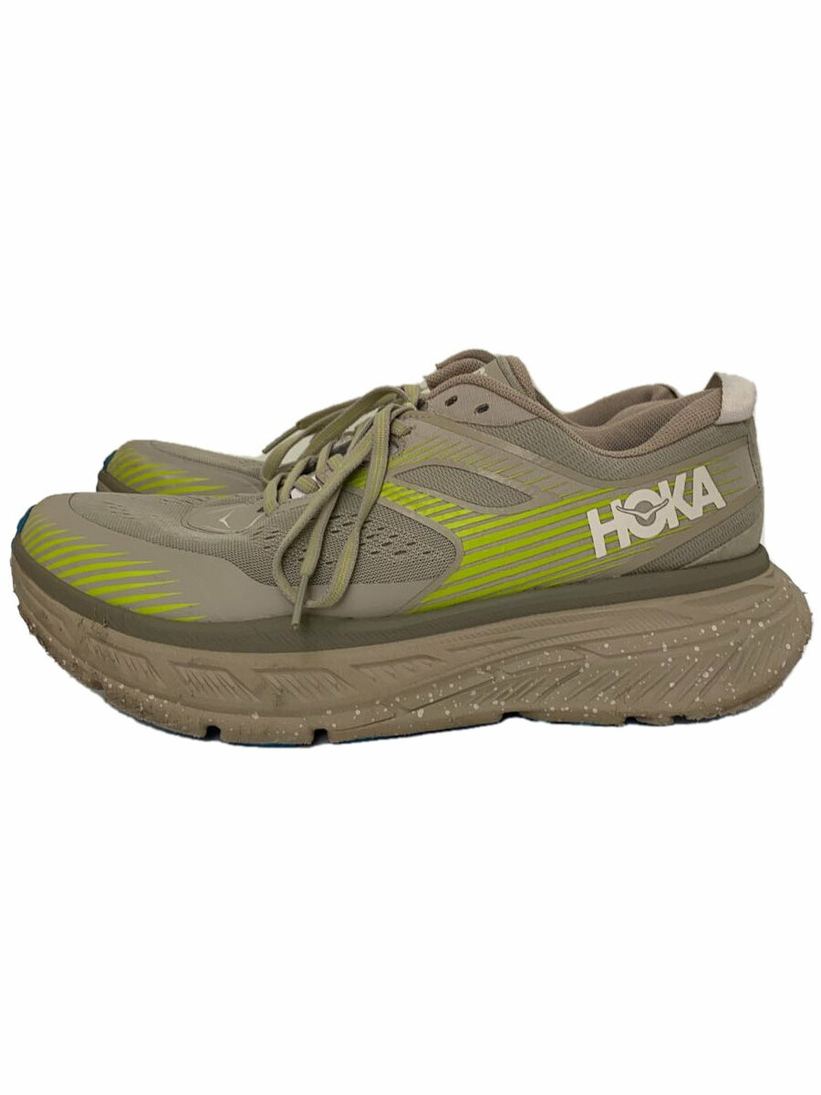 【中古】HOKA ONE ONE◆ローカットスニーカー/27cm/FE1221l【シューズ】