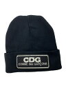 【中古】CDG◆ニットキャップ/コットン/BLK/無地/メンズ/sz-k602-051-1-1【服飾雑貨他】