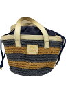 【中古】BURBERRY BLUE LABEL◆ハンドバッグ/--/ボーダー/E2134-551-28/使用感有/汚れ有//【バッグ】