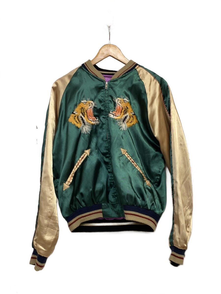楽天市場】スカジャン 中古（カラーグリーン）（メンズファッション