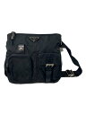 【中古】PRADA◆ウエストバッグ/ナイロン/BLK/BM0011//【バッグ】