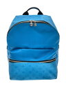 【中古】LOUIS VUITTON◆タイガラマ_ディスカバリーバックパック/リュック/レザー/BLU/M30409【バッグ】