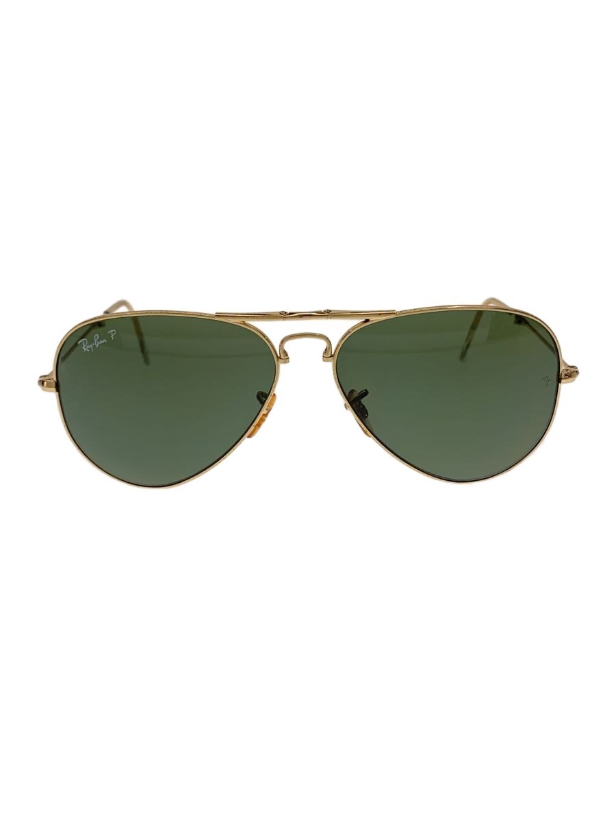 【中古】Ray-Ban◆サングラス/--/GLD/BLK/メンズ/RB3479//【服飾雑貨他】