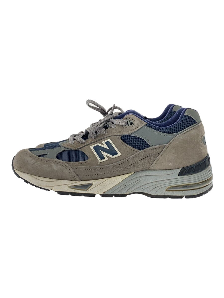 【中古】NEW BALANCE◆M991/グレー/MADE in UK/US9.5/GRY【シューズ】