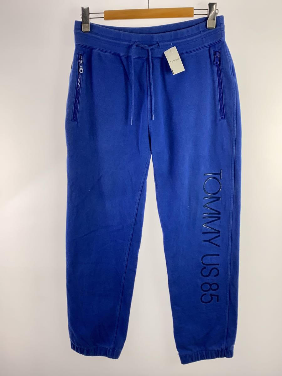 【中古】TOMMY HILFIGER◆ボトム/L/コットン/BLU/無地【メンズウェア】