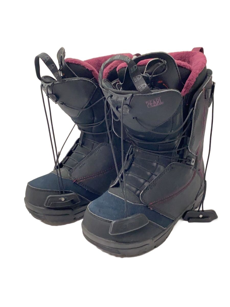 【中古】salomon◆スノーボードブーツ/24cm/BLK【スポーツ】