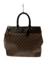 【中古】LOUIS VUITTON◆グリニッジPM_ダミエ・エベヌ_BRW/PVC/BRW【バッグ】