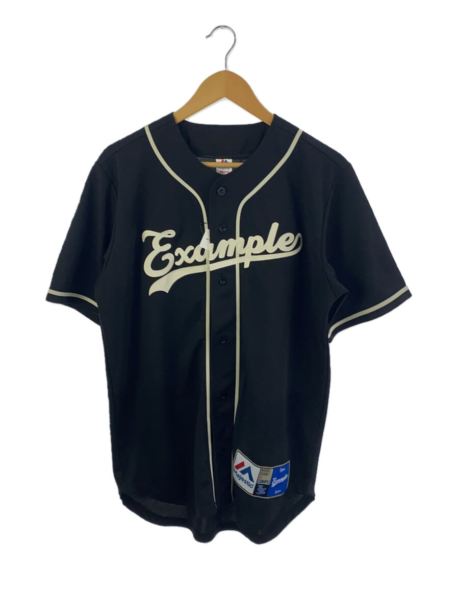 【中古】Majestic◆半袖シャツ/M/ポリエステル/BLK/ex24aw-tp027-1【メンズウェア】