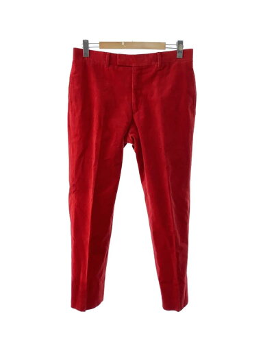 【中古】HERMES◆ボトム/--/コーデュロイ/RED【メンズウェア】 【中古】HERMES◆ボトム/--/コーデュロイ/RED【メンズウェア】