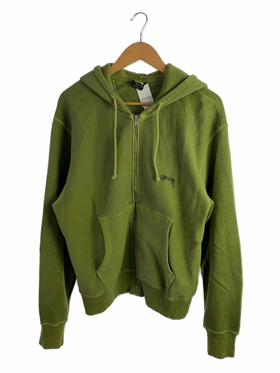 šSTUSSYSmooth Stock Pig Dyed Zip Hoodie/åץѡ/M/åȥ/GRNڥ󥺥
