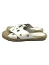【中古】LECRABEROUGE◆サンダル/37/WHT【シューズ】(4)