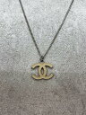 【中古】CHANEL◆ネックレス/--/SLV/トップ有/レディース【服飾雑貨他】