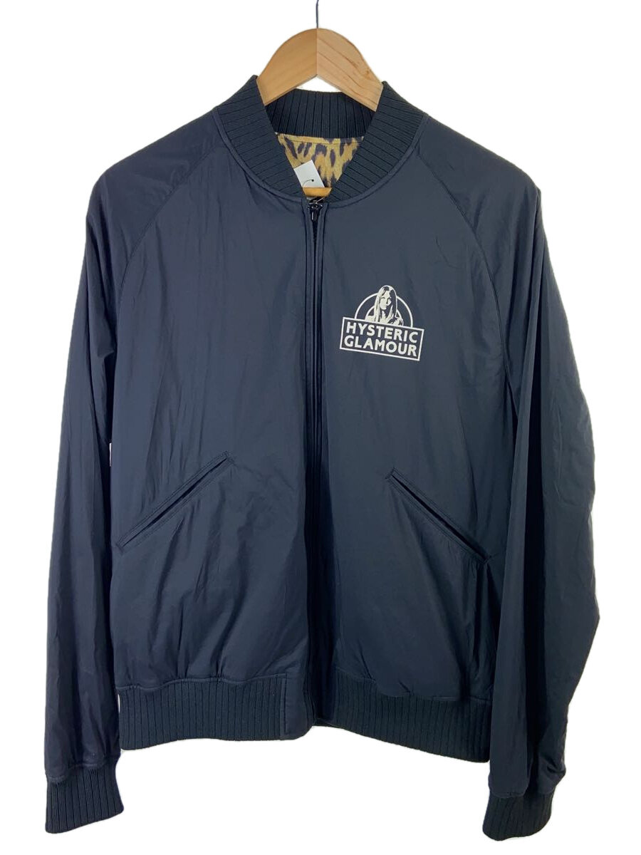 【中古】HYSTERIC GLAMOUR◆ナイロンジャケット/L/ナイロン/BLK/02193AB05【メンズウェア】