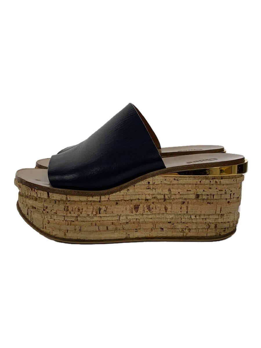 【中古】Chloe◆サンダル/--/BLK【シューズ】