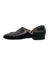 【中古】HARUTA◆SPOCKSHOES/25.5cm/BLK/レザー【シューズ】