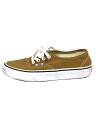 【中古】VANS◆ローカットスニーカー/24cm/BRW/バンズ【シューズ】