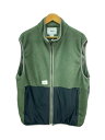 【中古】WTAPS◆フリースベスト/3/ポリエステル/KHK/212ATDT-CSM33【メンズウェア】