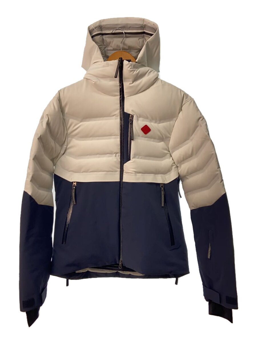 【中古】J.LINDEBERG◆ウェアー/S/WHT/074-57010-004/ジェイリンドバーグ/ジャケット/スキー/白/紺【スポーツ】