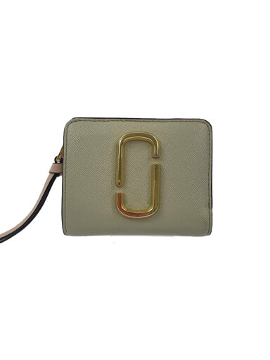 【中古】THE MARC JACOBS◆2つ折り財布/フェイクレザー/BEG/レディース【服飾雑貨他】 【中古】THE MARC JACOBS◆2つ折り財布/フェイクレザー/BEG/レディース【服飾雑貨他】