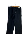 【中古】HATSKI◆ボトム/1/コットン/ブラック/HTK-19030/19AW/Stitch Wide Easy Pants-K【メンズウェア】(4)