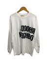 【中古】NEIGHBORHOOD◆長袖Tシャツ/L/コットン/WHT//【メンズウェア】