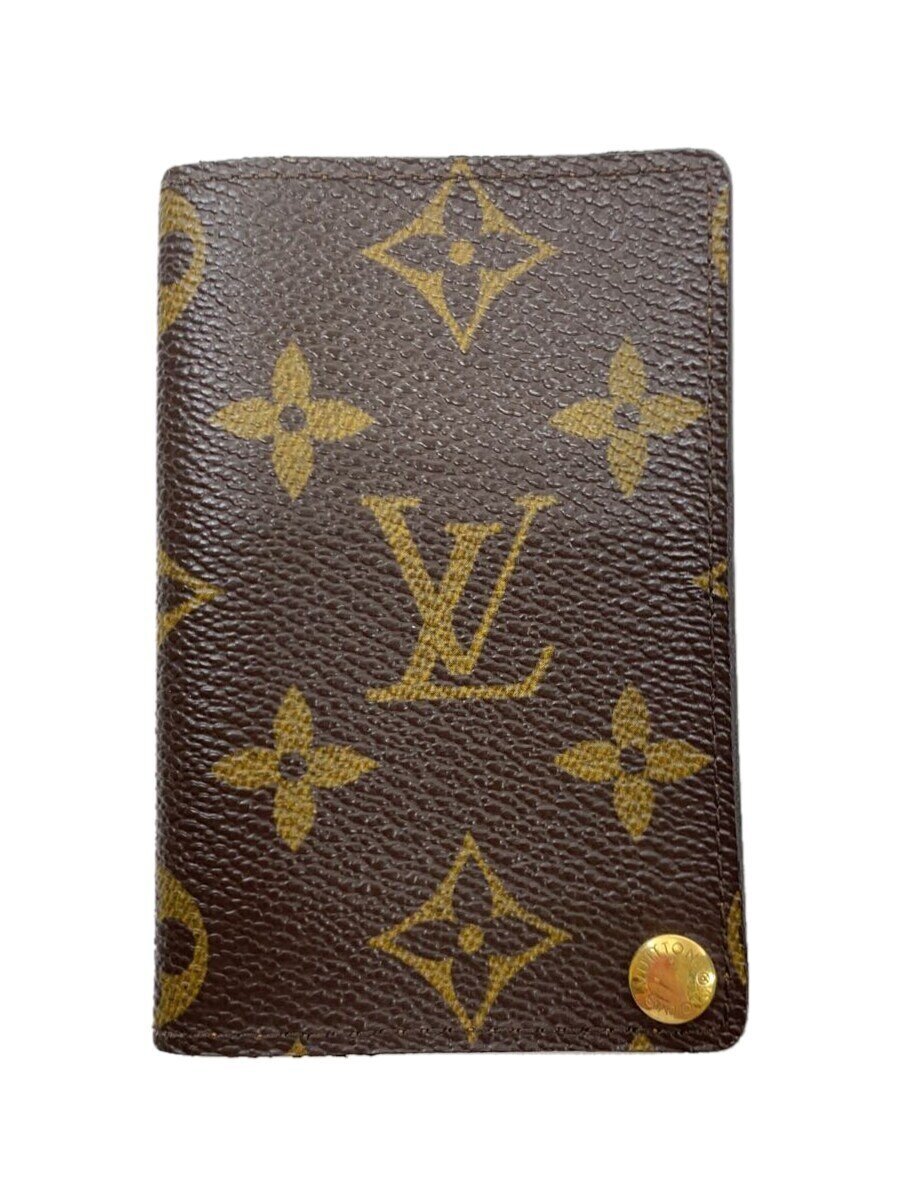 【中古】LOUIS VUITTON◆ポルト・カルト・クレディ・プレッシオン_モノグラム・キャ...