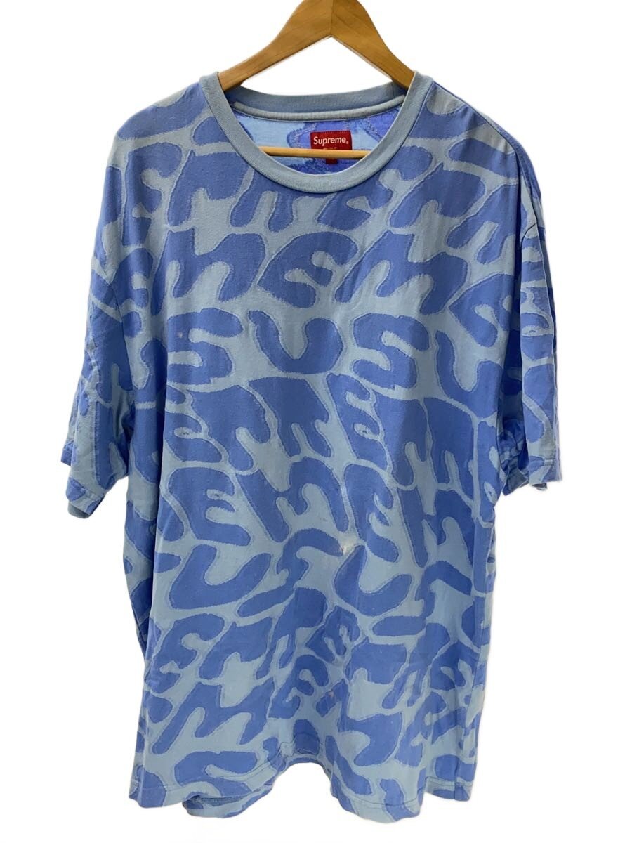 Supreme◆23SS/STACKED INTARSIA SS TOP/XL/コットン/BLU