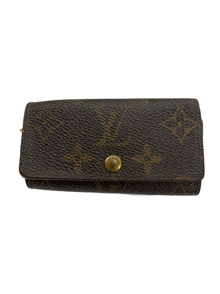 【中古】LOUIS VUITTON◆キーケース/レザー/モノグラム/メンズ【服飾雑貨他】