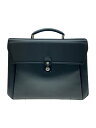 【中古】GIANNI VERSACE◆ブリーフケース/レザー/BLK/無地【バッグ】(4)