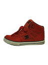 【中古】DC SHOES◆ハイカットスニーカー/26cm/RED/ADYS400046【シューズ】