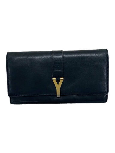 【中古】SAINT LAURENT◆長財布/レザー/BLK/無地/レディース/INN314995・1013【服飾雑貨他】 【中古】SAINT LAURENT◆長財布/レザー/BLK/無地/レディース/INN314995・1013【服飾雑貨他】