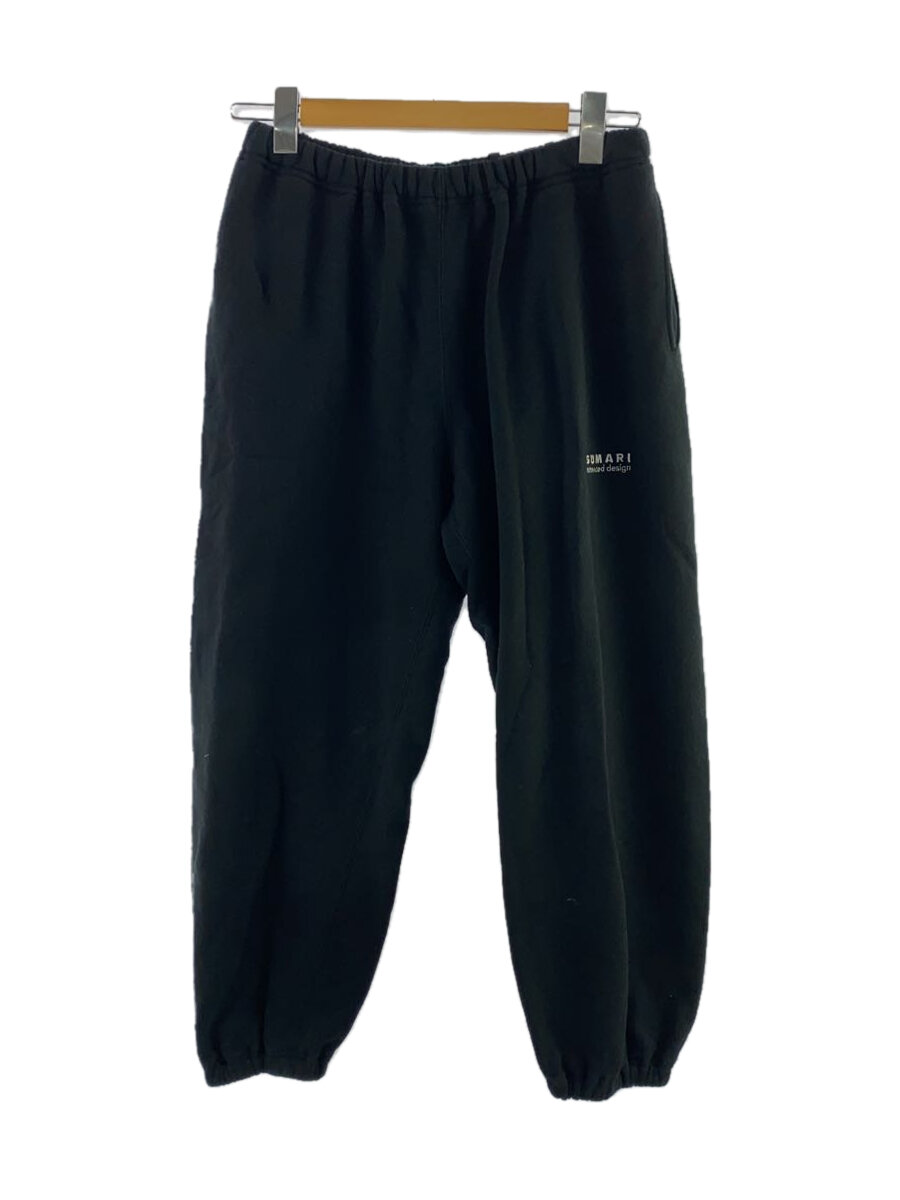 【中古】SUMARI◆ボトム/2/コットン/BLK/無地/S2301-50015【メンズウェア】